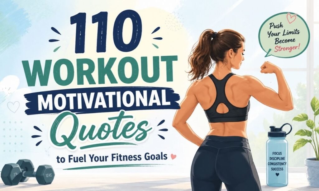 110 Workout Motivational Quotes to Fuel Your Fitness Goals