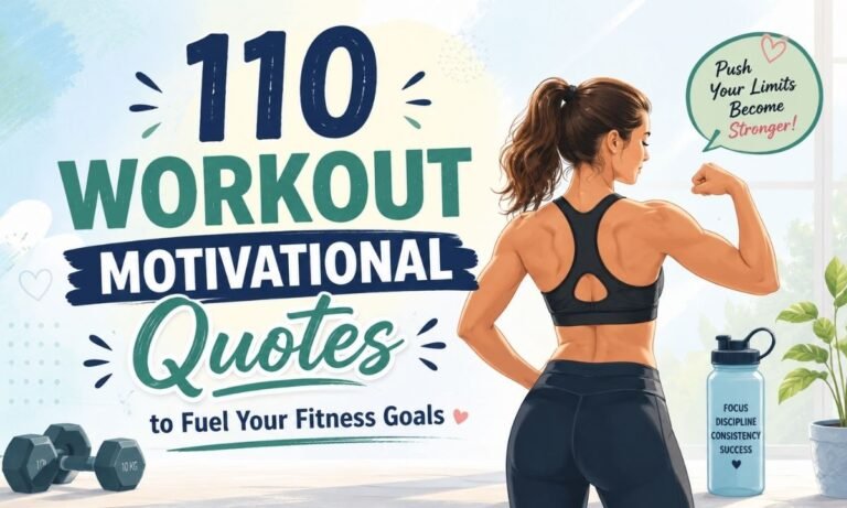 110 Workout Motivational Quotes to Fuel Your Fitness Goals