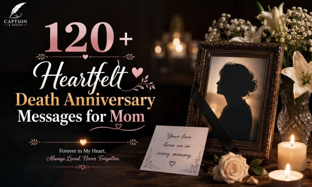 Heartfelt Death Anniversary Messages for Mom