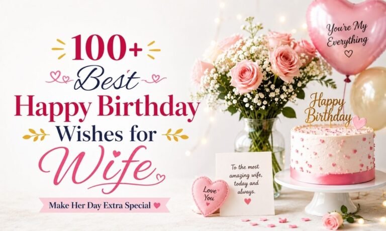 100+ Best Happy Birthday Wishes for Wife