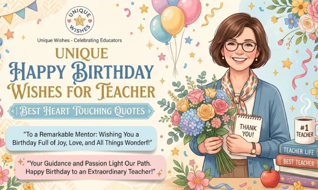 birthday wishes for teacher