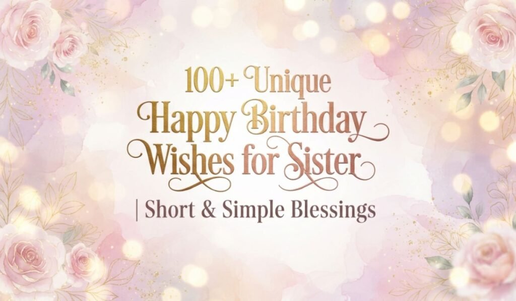 Birthday wishes for sister