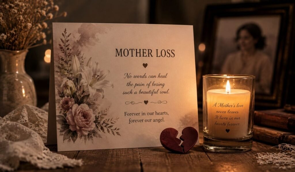 loss of mother .