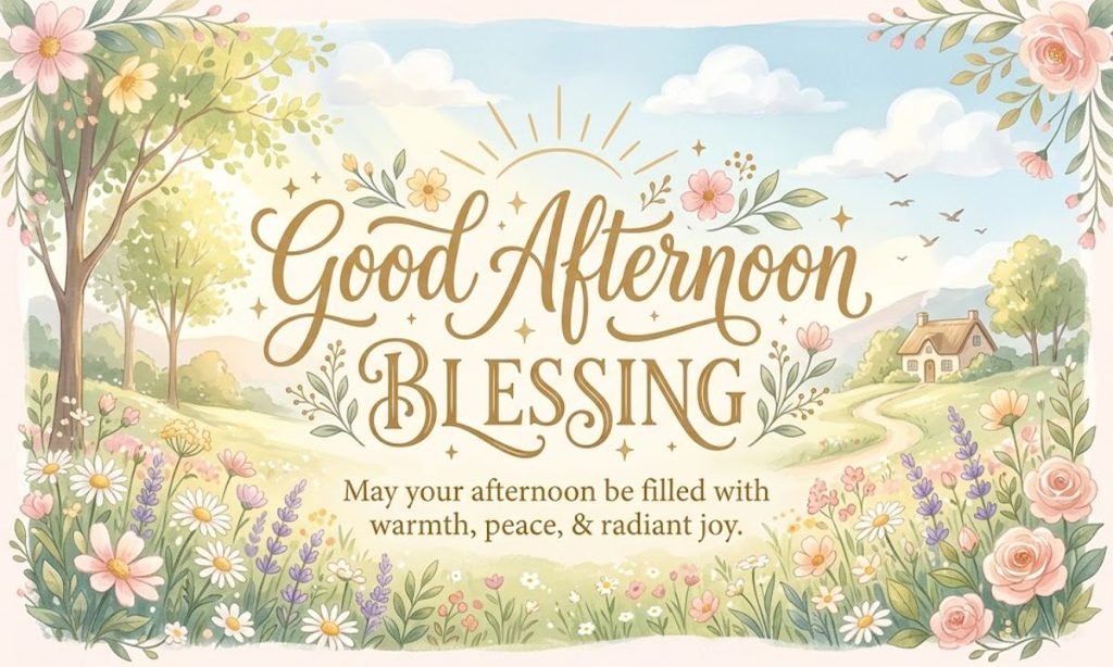Good Afternoon Blessings