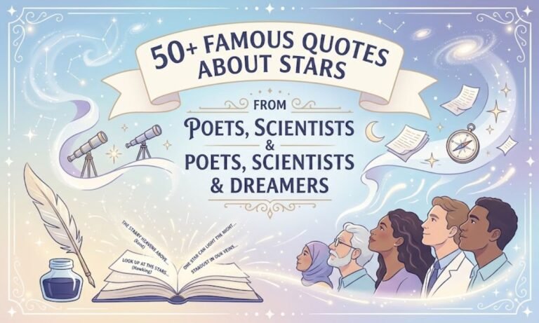50+ Famous Quotes About Stars From Poets, Scientists & Dreamers