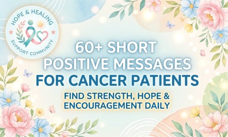 60+ Short Positive Messages for Cancer Patients