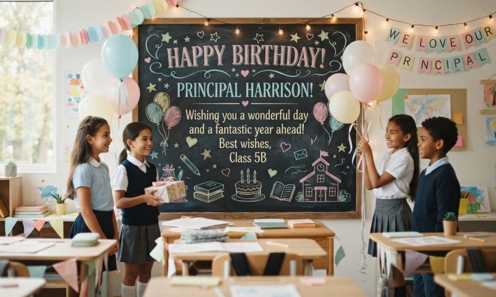 Birthday Wishes for Principal