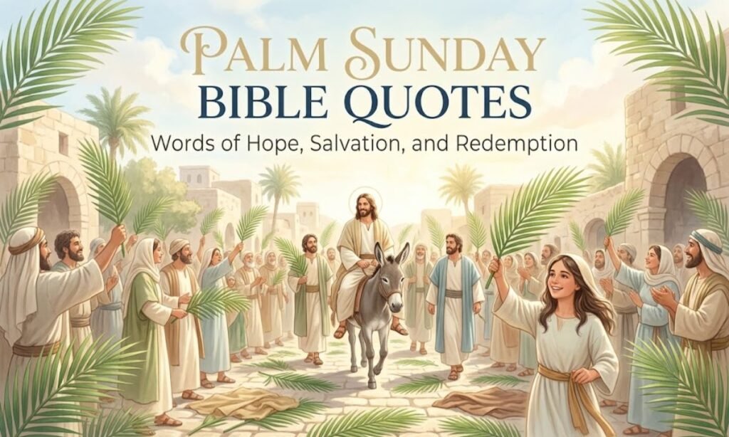 Palm Sunday Bible Quotes: Words of Hope