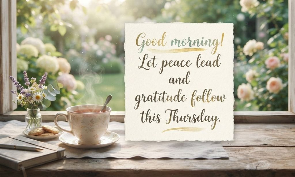 Thursday Morning Blessings