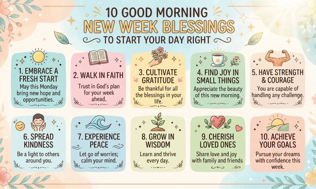 New Week Blessings
