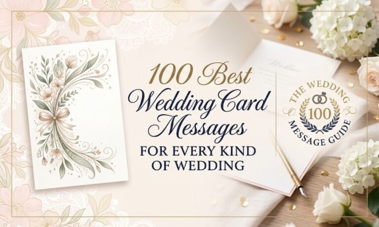 100 Best Wedding Card Messages for Every Kind of Wedding