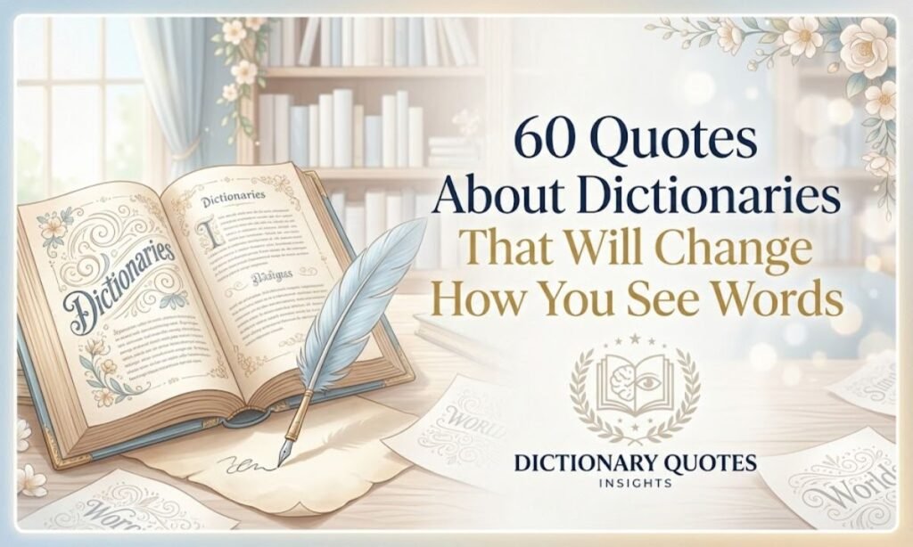 60 Quotes About Dictionaries That Will Change How You See Words