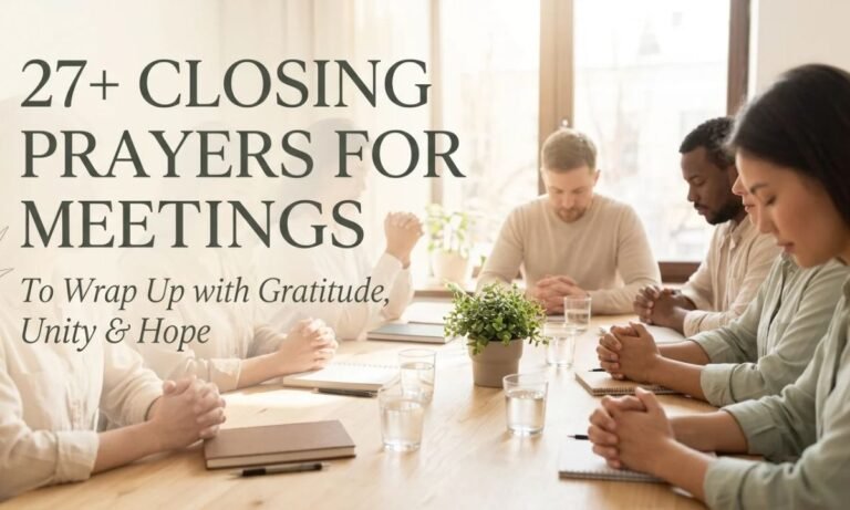 Prayers for Meetings