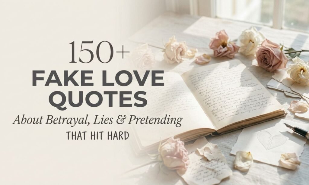 Fake Love Quotes