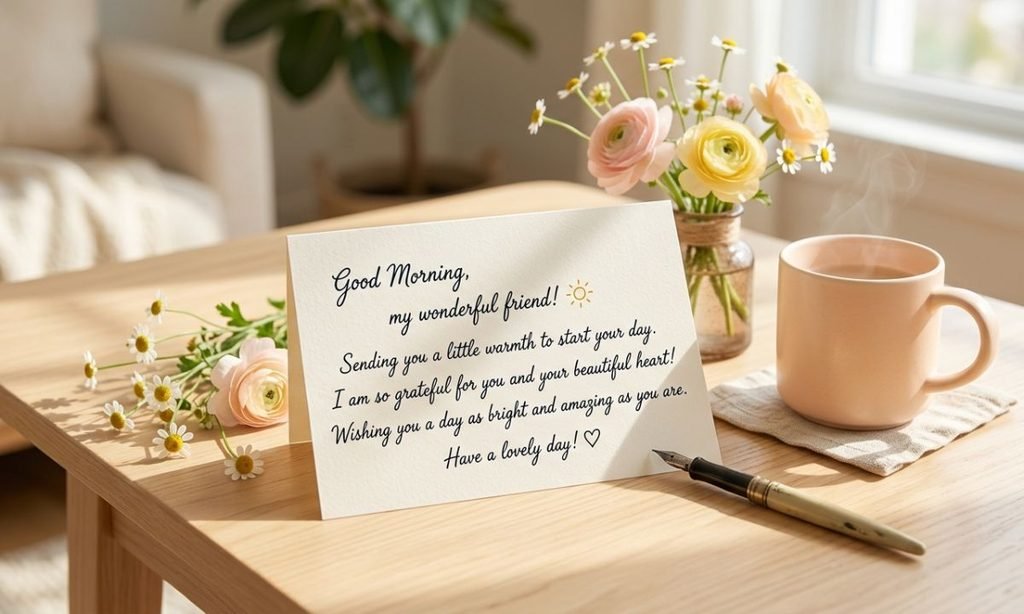 Good Morning Messages for a Friend