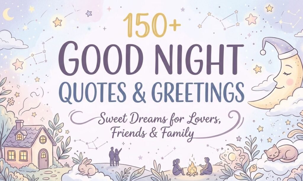 Good Night Quotes and Greetings