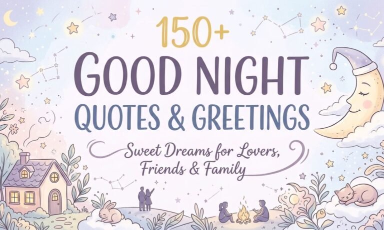 Good Night Quotes and Greetings