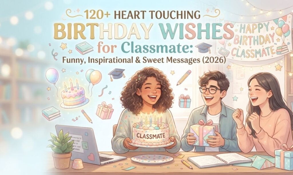 Birthday Wishes for Classmate