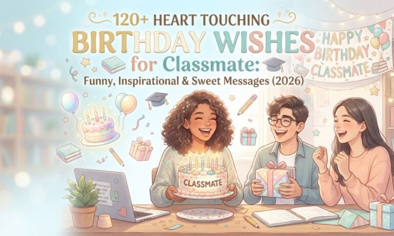 Birthday Wishes for Classmate